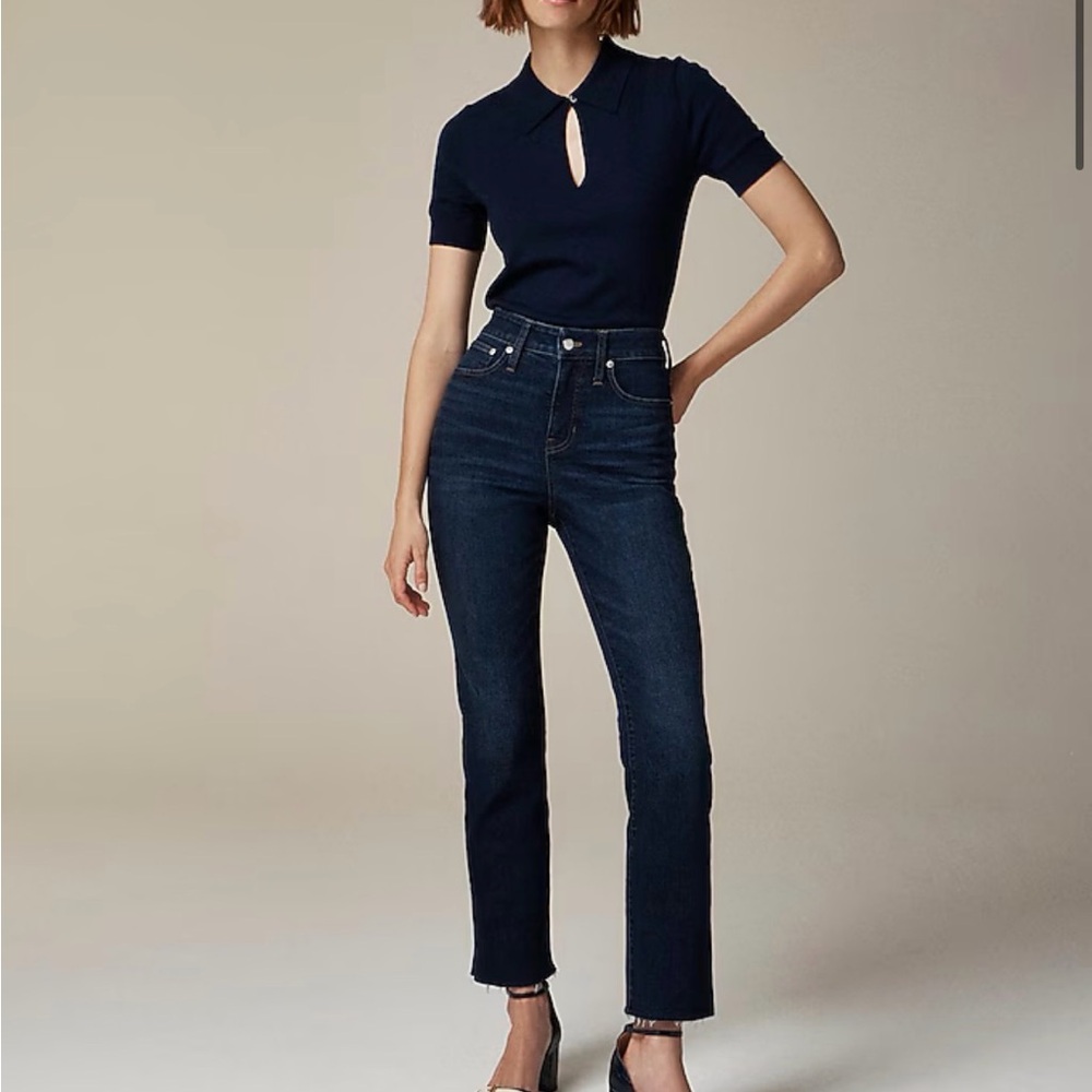 J.Crew Curvy high-rise kickout jean
